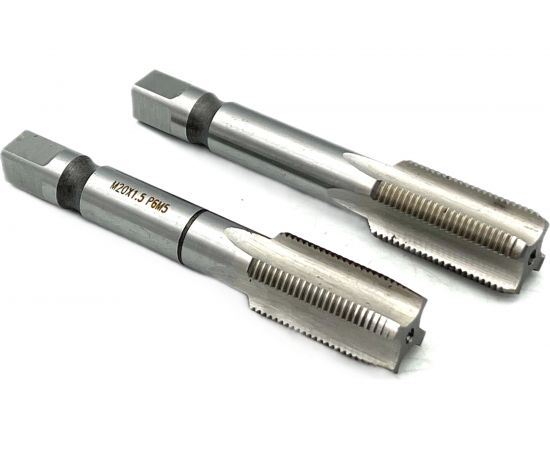 Машинно-ручной метчик TORNERI М20х1.5 комплект из 2-х штук Р6М5 019808 