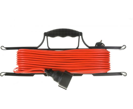 Силовой удлинитель ЭРА UFx-1e-3x0.75-20m-IP44 на рамке, c заземлением, 1 гнездо, 20м, ПВС, 3x0.75 Б0046826 