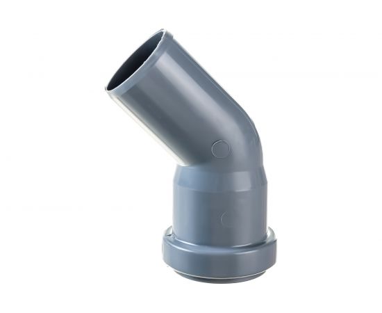 Отвод ПОЛИТЭК 40 мм, 45 градусов 100445 