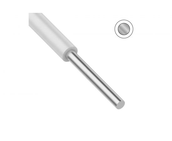 Провод АПуВ АПВ ККЗ 2,5 кв.мм 500 м белый ГОСТ 01-8633 