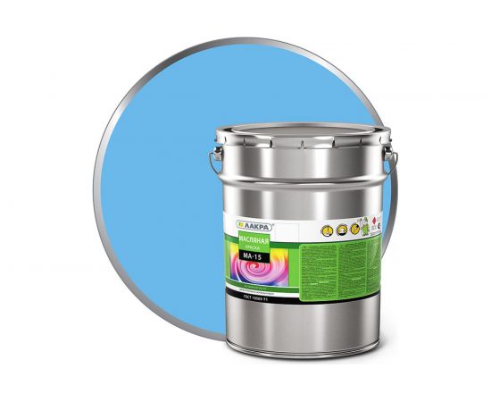 Краска Лакра МА-15 голубая, 25 кг 90001968176 