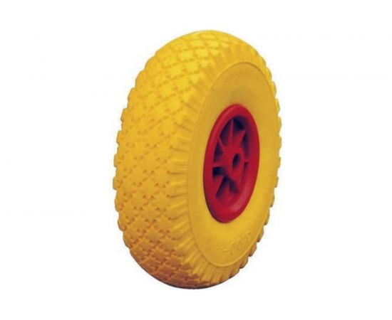 Пенополиуретановое колесо PU 1805-2 с втулкой и пластиковым ободом (260 мм; 120 кг) А5 1000425 