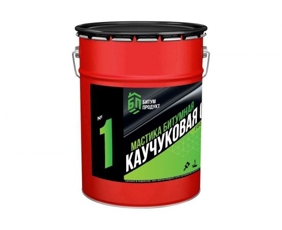 Битумно-каучуковая мастика БИТУМ ПРОДУКТ СБС 20 кг BP-11 