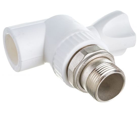 Шаровый угловой кран PPR LAMMIN PREMIUM радиаторный, 25х3/4"" Lm31176025020 