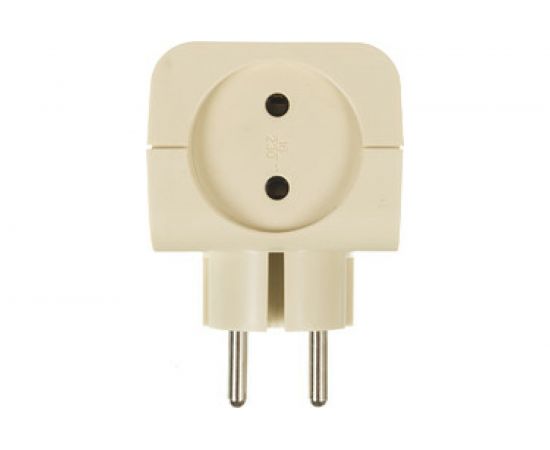 Тройник ЭРА SP-4-I 4гн, без заземления слоновая кость Б0008206 – изображение 13