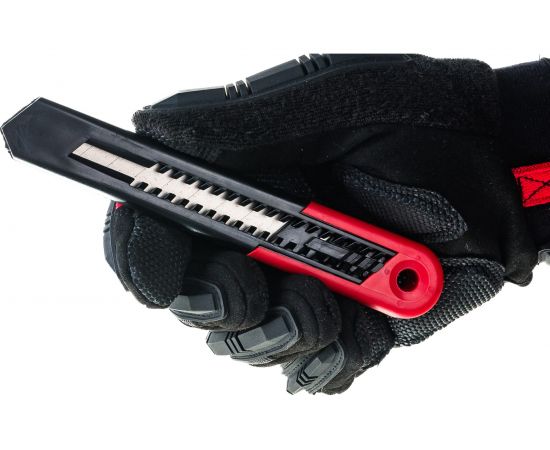 Нож с выдвижным лезвием РемоКолор сегментированное лезвие, 18х100мм, 19-0-000 – изображение 2