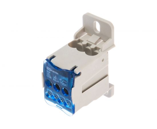 Распределительный блок TDM на DIN-рейку РБ-80 1П 80А 1х16/4х6 2x16 SQ0823-0001 – изображение 2