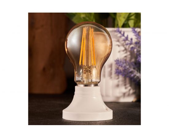 Филаментная лампа REXANT Груша A60 11.5 Вт 2400K E27 золотистая колба 604-080 – изображение 2