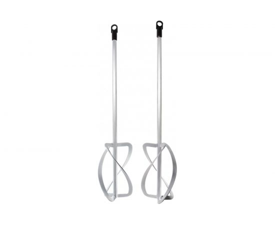 Комплект насадок для строительного миксера 2 шт, 220х560 мм, оцинкованные, хвостовик HEX13 Denzel 84839 – изображение 2