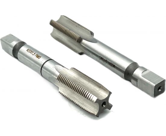 Машинно-ручной метчик TORNERI М20х1.5 комплект из 2-х штук Р6М5 019808 – изображение 2