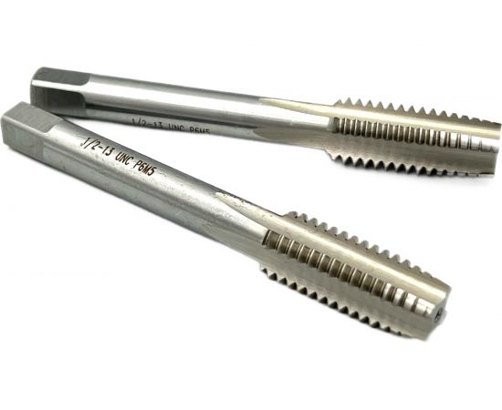 Дюймовый метчик TORNERI UNC 1/2" 13 нитей Р6М5 комплект из 2-х штук 035372 – изображение 2