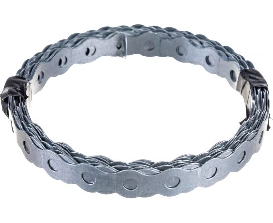 Монтажная перфорированная лента Госкреп оцинк., волна, 0,7х17, бухта 5 м 13-0019830 – изображение 2