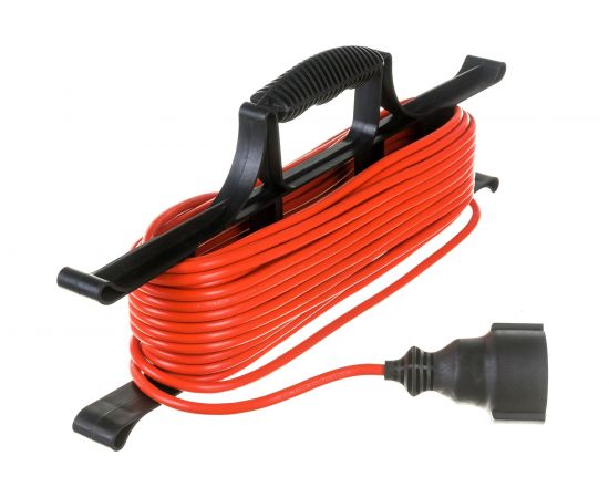 Силовой удлинитель ЭРА UFx-1e-3x0.75-20m-IP44 на рамке, c заземлением, 1 гнездо, 20м, ПВС, 3x0.75 Б0046826 – изображение 2