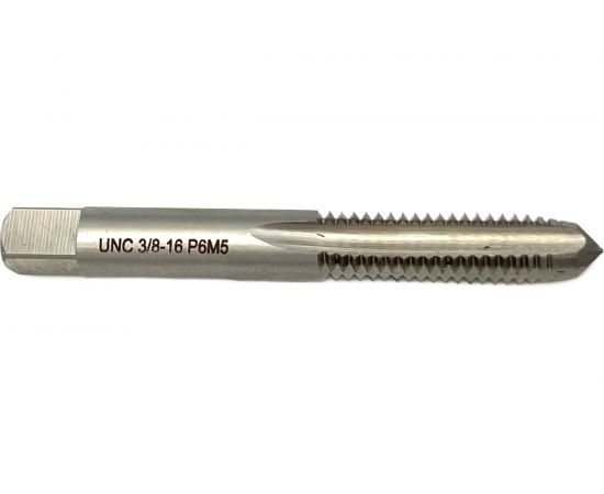 Дюймовый метчик TORNERI UNC 3/8" 16 нитей Р6М5 035357 – изображение 3