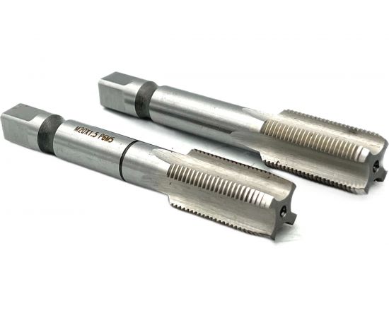 Машинно-ручной метчик TORNERI М20х1.5 комплект из 2-х штук Р6М5 019808 – изображение 3