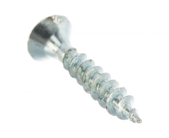 Саморез по дереву КРЕП-КОМП белый цинк POZY 3,5х20 2000шт бд3520ф – изображение 3