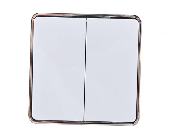 Выключатель WERKEL W5020001 двухклавишный Gallant белый a051592 – изображение 3