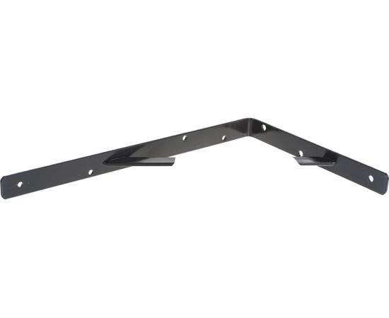 Кронштейн VORMANN Steg усиленный, 400х250х30х4 мм, оцинкованный, цвет: черный, 250 кг 00159 400 S – изображение 3