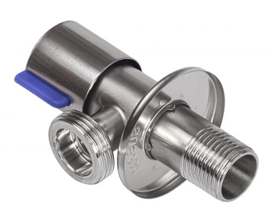 Комплект угловых кранов RM 1/2х3/4 НР-НР нержавеющая сталь AISI304 ATS-1234 – изображение 3