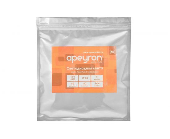 Светодиодная лента Apeyron 12В, 14,4 Вт/м 48 – изображение 3