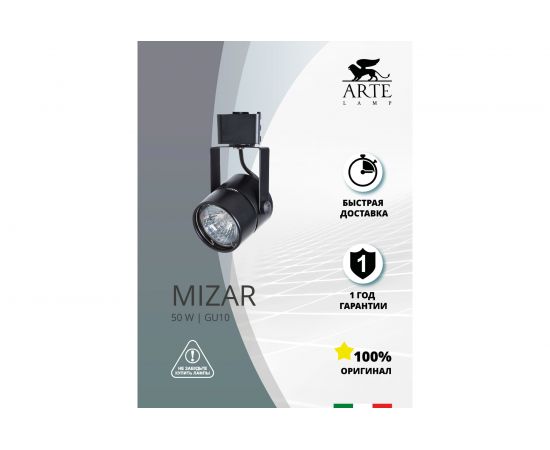 Потолочный светильник Arte Lamp A1311PL-1BK – изображение 3