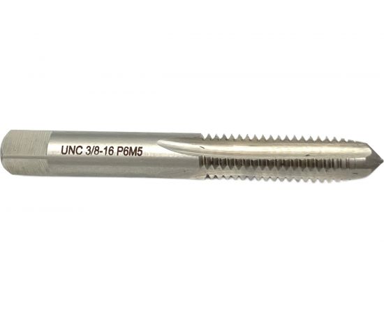 Дюймовый метчик TORNERI UNC 3/8" 16 нитей Р6М5 035357 – изображение 4