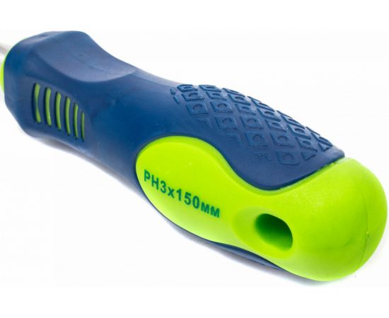 Отвертка, Ph3 х 150 мм CrV, 2-х компонентная рукоятка СИБРТЕХ 11851 – изображение 4