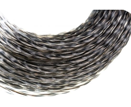 Леска для триммера износостойкая ЛВКС-2.4-15 (2.4 мм; 15 м; витой квадрат со стержнем) Витязь 18026020 – изображение 4