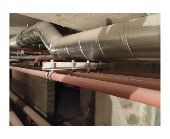 Консольный кронштейн LUCKY Guy с опорой L=400 мм, окрашенный RAL 7035 100 04 400 1 – изображение 4