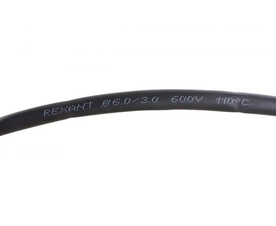 Термоусаживаемая трубка REXANT 6,0/3,0 мм черная, ролик 2,44 м 29-0036 – изображение 4