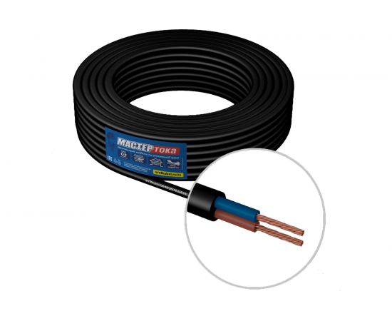 Кабель Мастер Тока КГТТбм 2х2.5 черный 20м МТ0407 – изображение 5