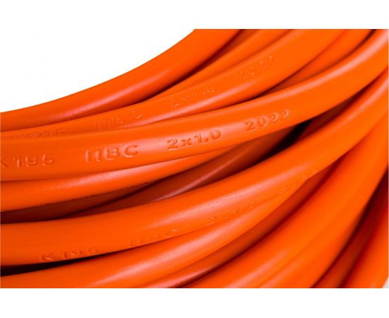 Удлинитель в бухте 10А 1роз. 30м оранж. Power Cube PC-L1-B-30 – изображение 5