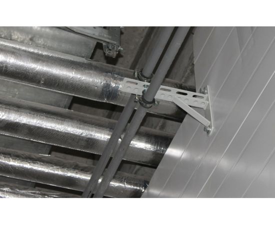 Консольный кронштейн LUCKY Guy с опорой L=400 мм, окрашенный RAL 7035 100 04 400 1 – изображение 5