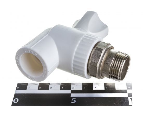 Шаровый угловой кран PPR LAMMIN PREMIUM радиаторный, 25х3/4"" Lm31176025020 – изображение 5