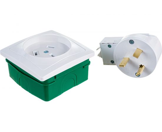 Силовой комплект: розетка, вилка Schneider Electric Blanca С/У Белый 32 А, 250 В BLNSK013231 – изображение 5