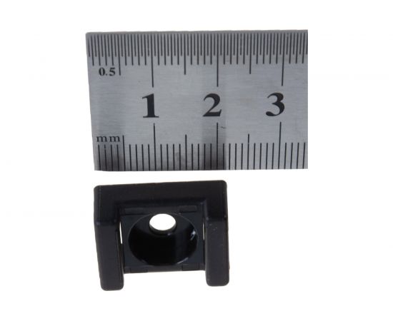 Площадка для крепления стяжки REXANT ПС-2 22x16 мм, черная, упаковка 100 шт. 07-2103 – изображение 6