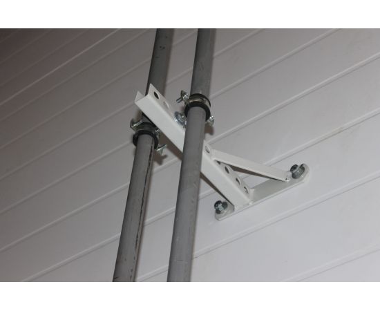 Консольный кронштейн LUCKY Guy с опорой L=400 мм, окрашенный RAL 7035 100 04 400 1 – изображение 7