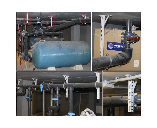 Консольный кронштейн LUCKY Guy с опорой L=400 мм, окрашенный RAL 7035 100 04 400 1 – изображение 8