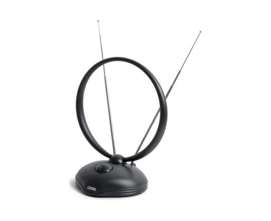 Комнатная антена СИГНАЛelectronics DVB-T2 и ДМВ+МВ активная Сигнал SAI 213 23485 