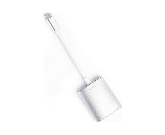 Переходник Atom Evolution USB Type-C 3.1 - Micro SD/TF, 0,15 м, штекер/гнездо, серебряный, 31052 