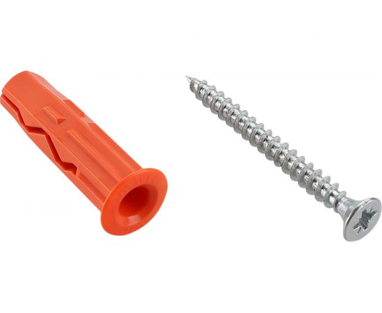 Шуруп ЕВРОПАРТНЕР Zn 5,0х50 в компл. с дюбелем MULTI 10x40, 6 шт. MP 408 17 