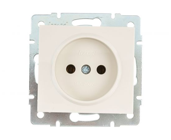 Розетка LEZARD RAIN б/ з керамика крем 703-0388-121 