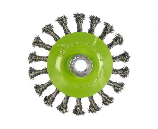 Щетка крученая конусная 115 мм для УШМ Дело Техники 275315 