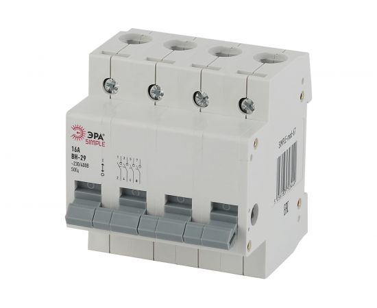 Выключатель нагрузки ЭРА SIMPLE ВН-29 4P 40А Б0039259 