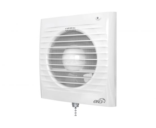 Осевой вытяжной вентилятор с антимоскитной сеткой и шнуровым тяговым выключателем ERA D 100 4S-02 