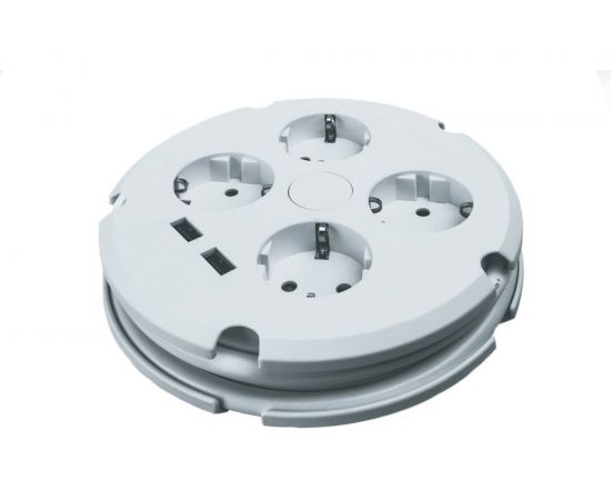 Удлинитель Navigator NPE-USB02-04-150-ESC-3X1с/з выключатель 4 гнезда 1.5м USB2.1A 61456 