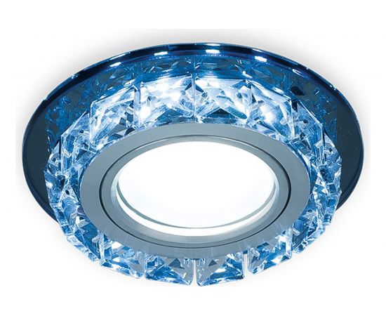 Точечный светильник Gauss Backlight черный/кристалл/хром Gu5.3 LED подсветка 4100K BL042 