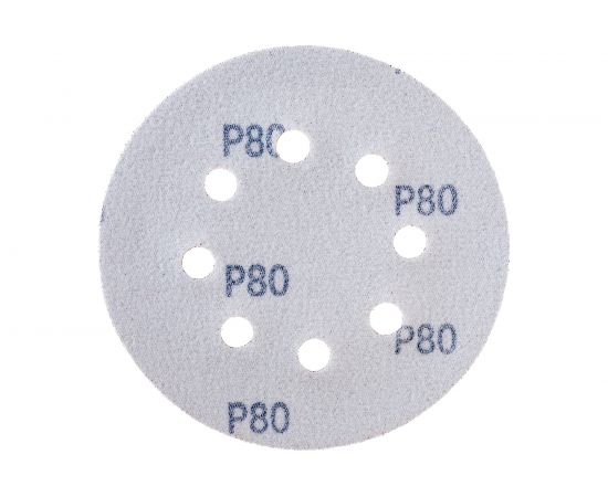 Диск шлифовальный с липучкой (20 шт; 125 мм; P80) Tulips tools EA05-201 – изображение 2
