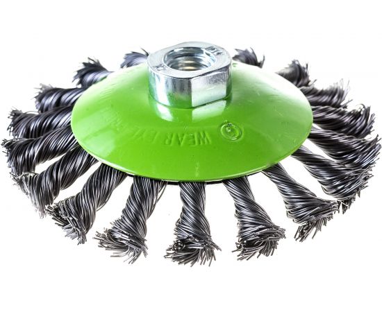 Щетка крученая конусная 115 мм для УШМ Дело Техники 275315 – изображение 2