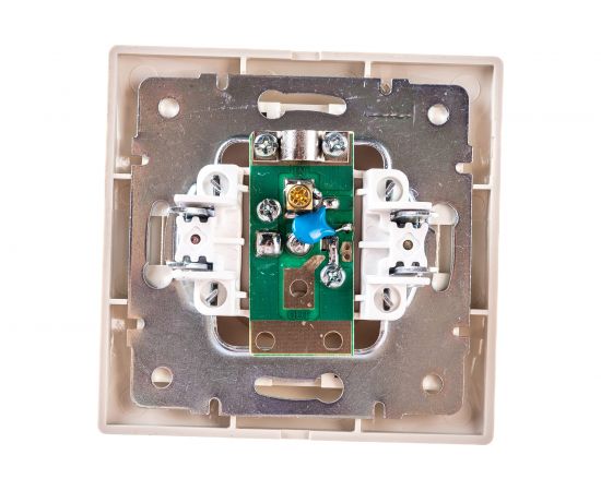 Телевизионная розетка LEZARD MIRA оконечная крем со вставкой 701-0303-130 – изображение 2